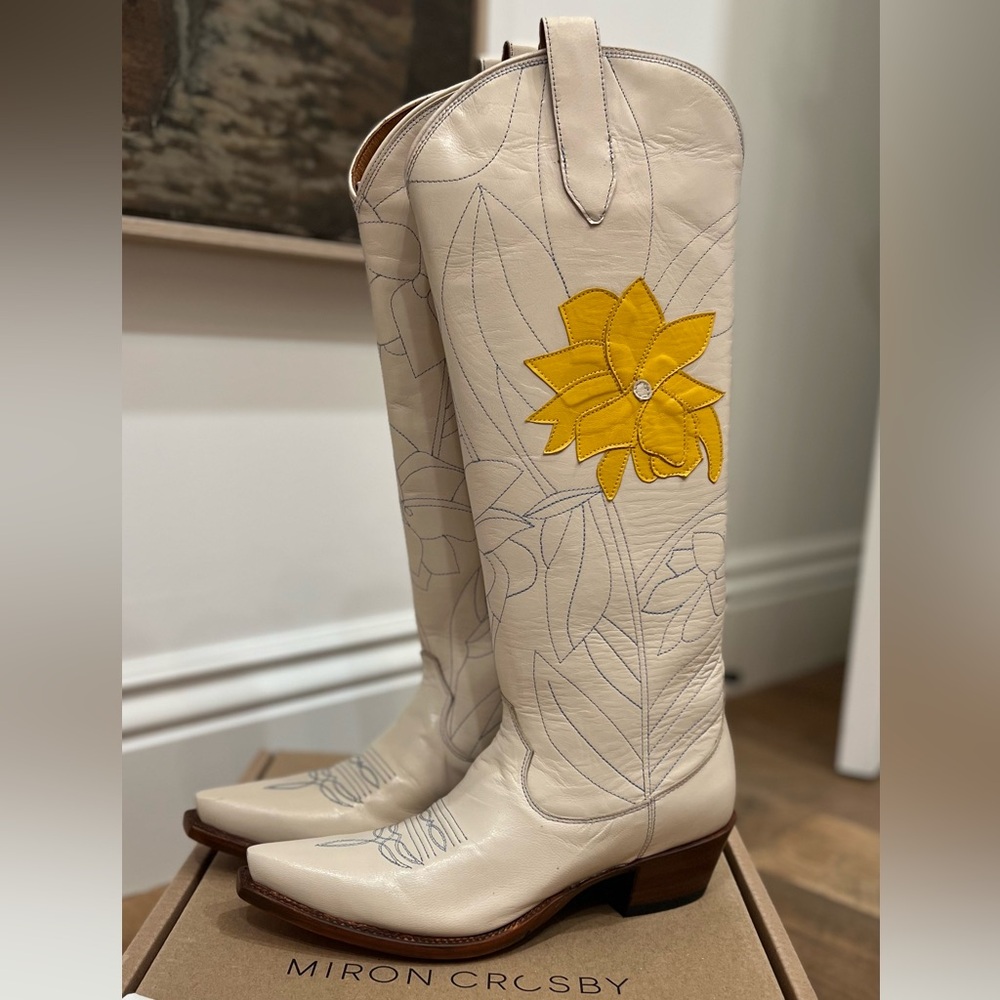 Miron Crosby Kirstin Cowboy Boots Size 9.5 New in Box